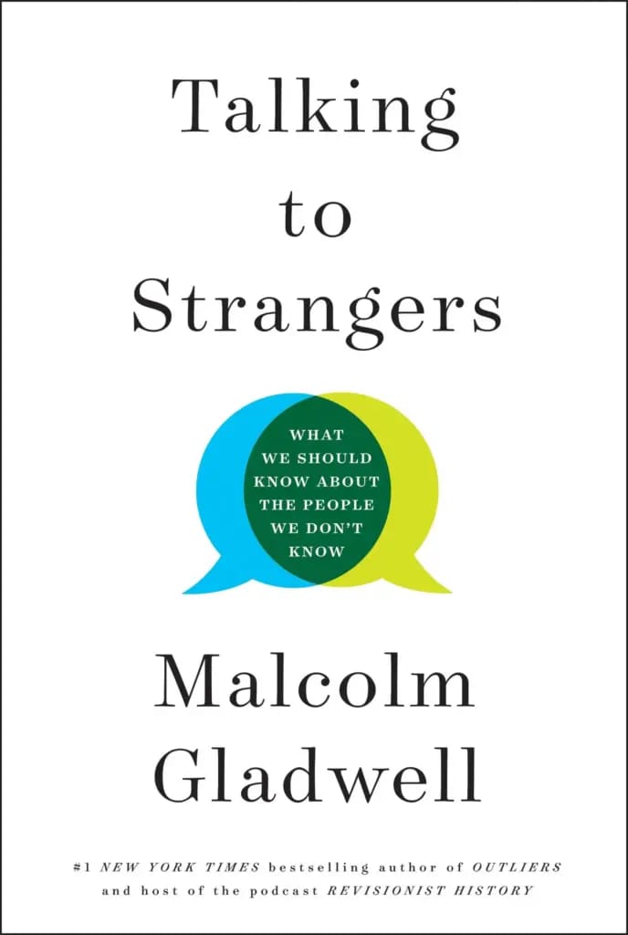 Book cover in English "Talking to strangers".
