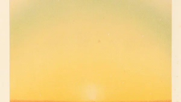 Kiessling chromolithograph: a multicolored twilight gradient documented after the Krakatoa eruption
